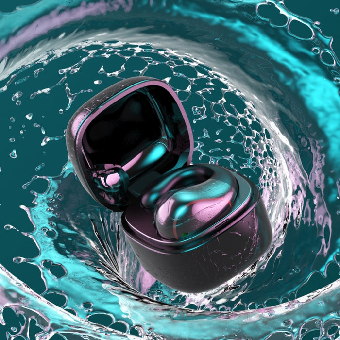 T25 Over-ear Bluetooth 5.0 Auricular inalámbrico invisible de una sola oreja Llamada de alta definición Auricular de conducción ósea Super Long Standby