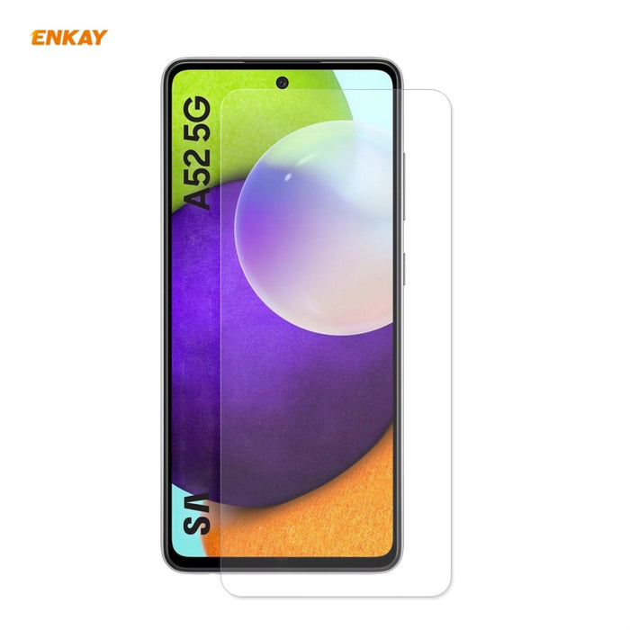 ENKAY Hat-Prince 0.26mm 9H 2.5D Película de vidrio templado de borde curvo, For Xiaomi Redmi 9T, For Xiaomi Redmi Note 9T, For Xiaomi Redmi K40 / K40 Pro / K40 Pro+, For Samsung Galaxy A52 5G, For Samsung Galaxy A72 5G, For Samsung Galaxy F62