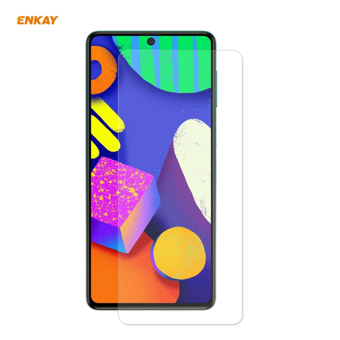 ENKAY Hat-Prince 0.26mm 9H 2.5D Película de vidrio templado de borde curvo, For Xiaomi Redmi 9T, For Xiaomi Redmi Note 9T, For Xiaomi Redmi K40 / K40 Pro / K40 Pro+, For Samsung Galaxy A52 5G, For Samsung Galaxy A72 5G, For Samsung Galaxy F62