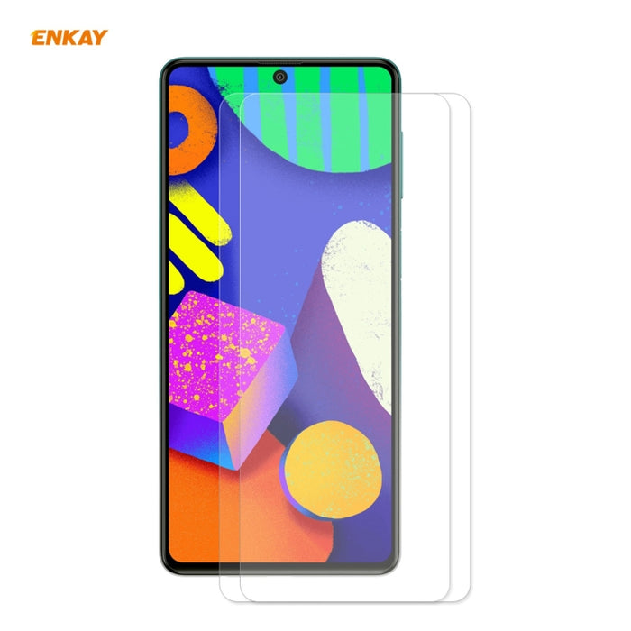 2 PCS ENKAY Hat-Prince 0.26mm 9H 2.5D Película de vidrio templado de borde curvo, For Xiaomi Redmi 9T (2 PCS), For Xiaomi Redmi Note 9T (2 PCS), For Xiaomi Redmi K40 (2 PCS), For Samsung Galaxy F62(2 PCS), For Samsung Galaxy A72 5G(2pcs)               ...