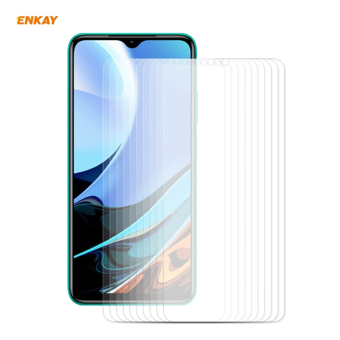 10 PCS ENKAY Hat-Prince 0.26mm 9H 2.5D Película de vidrio templado de borde curvo, For Xiaomi Redmi 9T, For Xiaomi Redmi Note 9T, For XiaomiRedmi K40 / K40 Pro / K40 Pro+, For Samsung Galaxy F62(10 PCS), For Samsung Galaxy A72 5G(10pcs)                ...