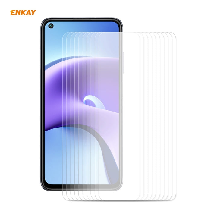 10 PCS ENKAY Hat-Prince 0.26mm 9H 2.5D Película de vidrio templado de borde curvo, For Xiaomi Redmi 9T, For Xiaomi Redmi Note 9T, For XiaomiRedmi K40 / K40 Pro / K40 Pro+, For Samsung Galaxy F62(10 PCS), For Samsung Galaxy A72 5G(10pcs)                ...