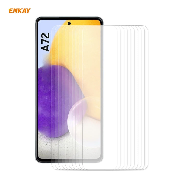 10 PCS ENKAY Hat-Prince 0.26mm 9H 2.5D Película de vidrio templado de borde curvo, For Xiaomi Redmi 9T, For Xiaomi Redmi Note 9T, For XiaomiRedmi K40 / K40 Pro / K40 Pro+, For Samsung Galaxy F62(10 PCS), For Samsung Galaxy A72 5G(10pcs)                ...