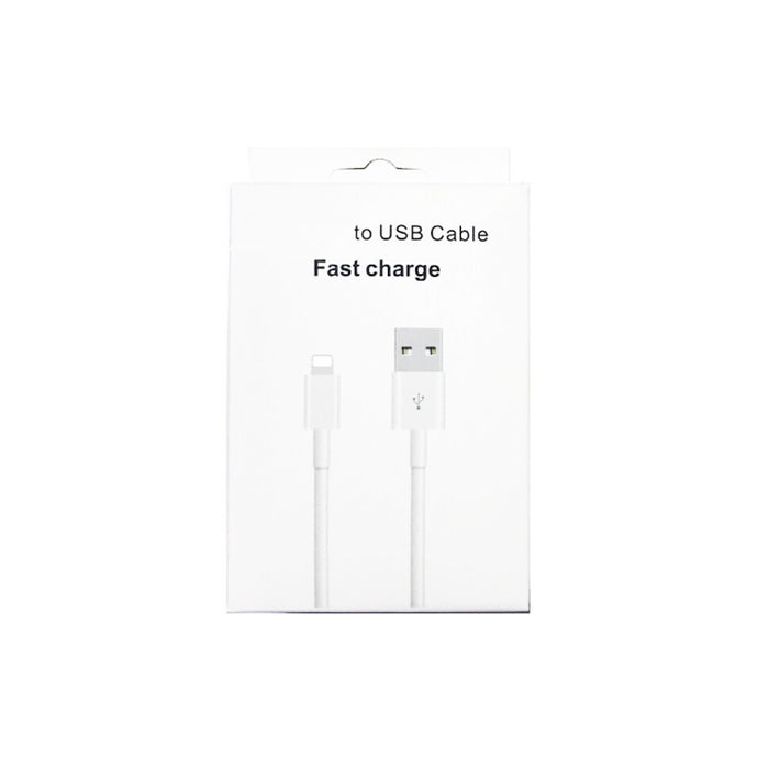 Cable de carga rápida XJ-51 3A USB a 8 pines para iPhone 12 Series, longitud: 1 m