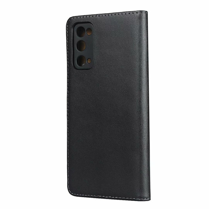 Estuche con tapa horizontal de cuero de vaca de textura lisa con cierre magnético y soporte y ranuras para tarjetas y billetera, For iPhone 12 Pro Max, For iPhone 12 / 12 Pro, For iPhone 12 Mini, For Samsung Galaxy S20 FE