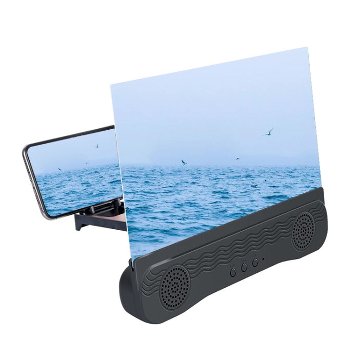 Altavoz Bluetooth antiultravioleta K9, soporte para amplificador de pantalla de teléfono móvil HD de 14 pulgadas, fuente de alimentación de emergencia