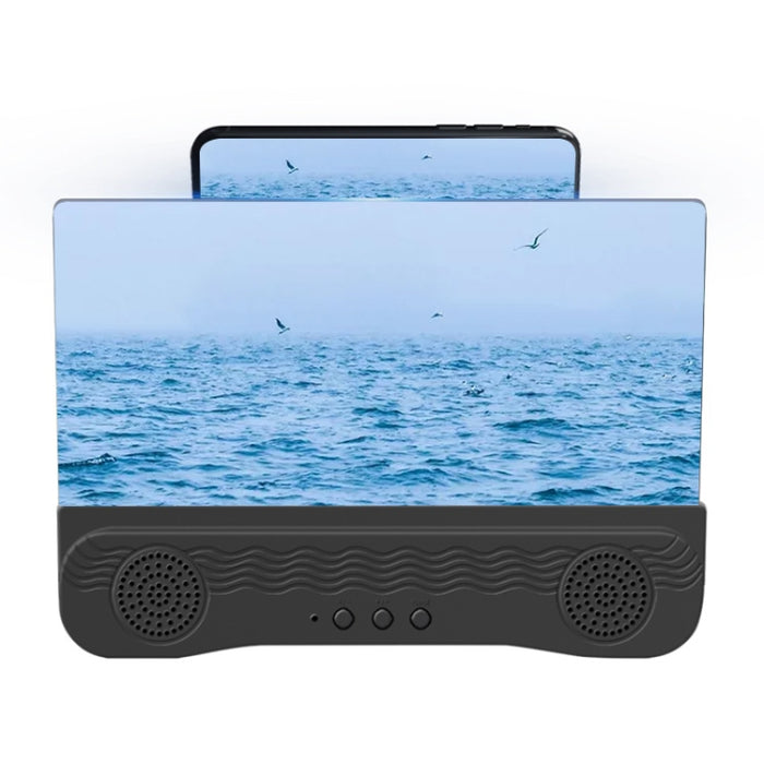 Altavoz Bluetooth antiultravioleta K9, soporte para amplificador de pantalla de teléfono móvil HD de 14 pulgadas, fuente de alimentación de emergencia