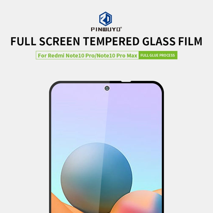 PINWUYO 9H 2.5D Película de vidrio templado de pantalla completa, For Xiaomi Redmi Note 10 Pro, For Samsung Galaxy A02s (US), For OPPO Find X3 Lite