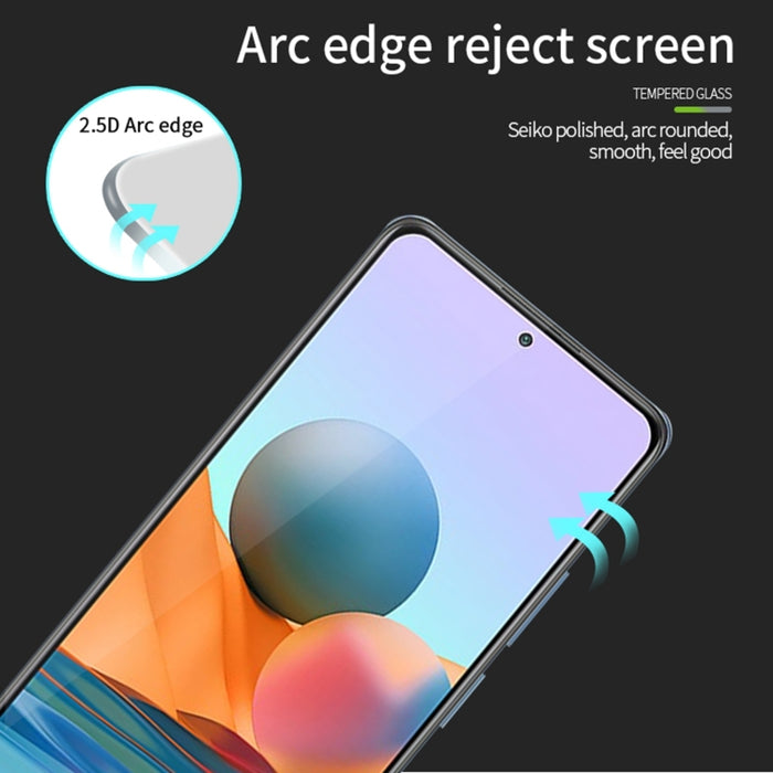 PINWUYO 9H 2.5D Película de vidrio templado de pantalla completa, For Xiaomi Redmi Note 10 Pro, For Samsung Galaxy A02s (US), For OPPO Find X3 Lite