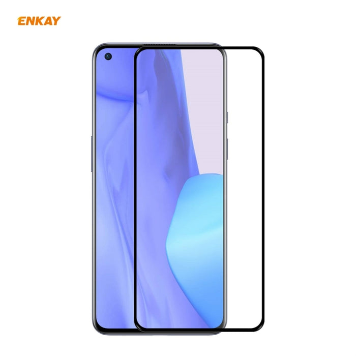 ENKAY Hat-Prince Full Glue 0.26mm 9H 2.5D Película de cobertura total de vidrio templado, For Redmi Note 10 / Note 10S, For Redmi Note 10 Pro / Note 10 Pro Max, For OnePlus 9 / 9R, For Huawei P50 (1 PC)