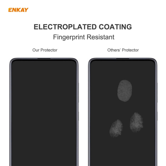 5 PCS ENKAY Hat-Prince 0.26mm 9H 2.5D Película de vidrio templado de borde curvo, For Redmi Note 10 / Note 10S, For Redmi Note 10 Pro / Note 10 Pro Max, For OnePlus 9 / 9R, For Huawei P50