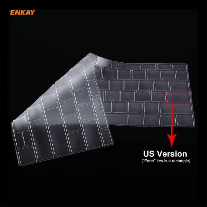 ENKAY Película protectora de teclado de TPU suave ultrafina para Huawei MateBook de 13 pulgadas, versión de EE. UU.