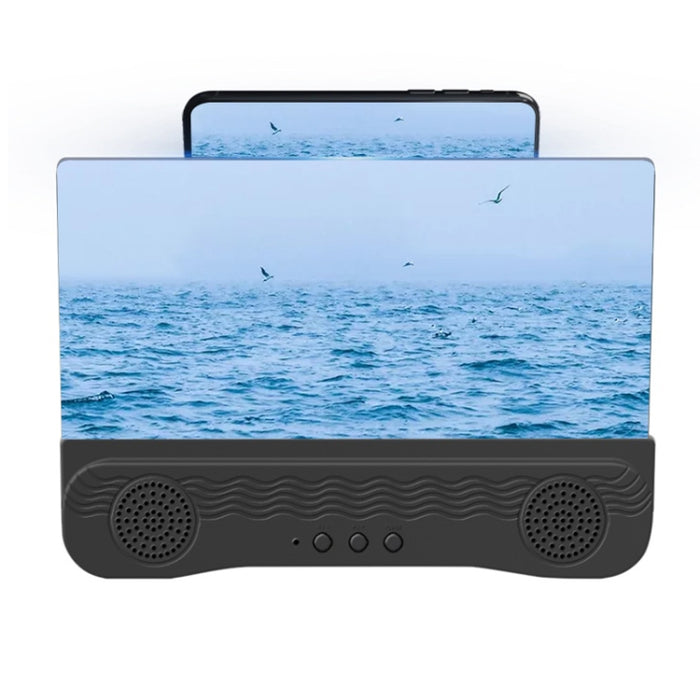 Lupa de pantalla de teléfono móvil K8 Bluetooth 5,0, ampliadora 3D, soporte de aumento de 12 pulgadas, soporte de escritorio para teléfono
