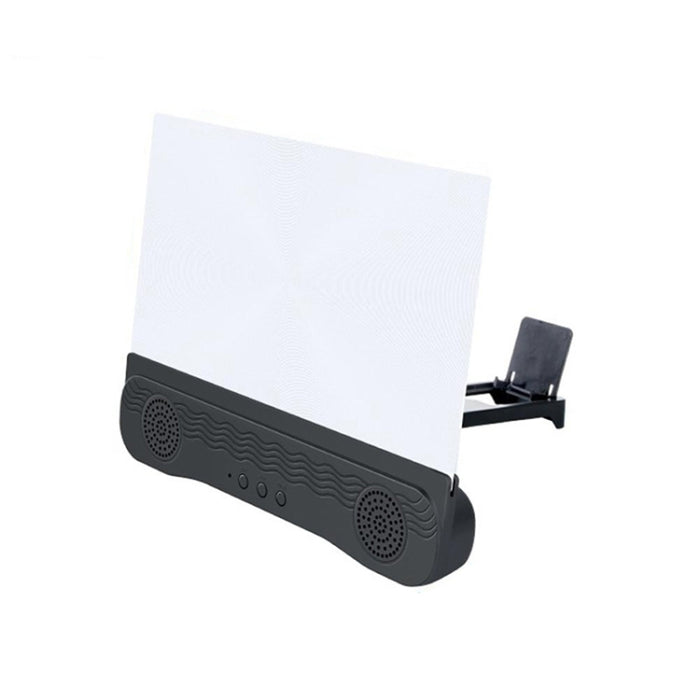 Lupa de pantalla de teléfono móvil K8 Bluetooth 5,0, ampliadora 3D, soporte de aumento de 12 pulgadas, soporte de escritorio para teléfono