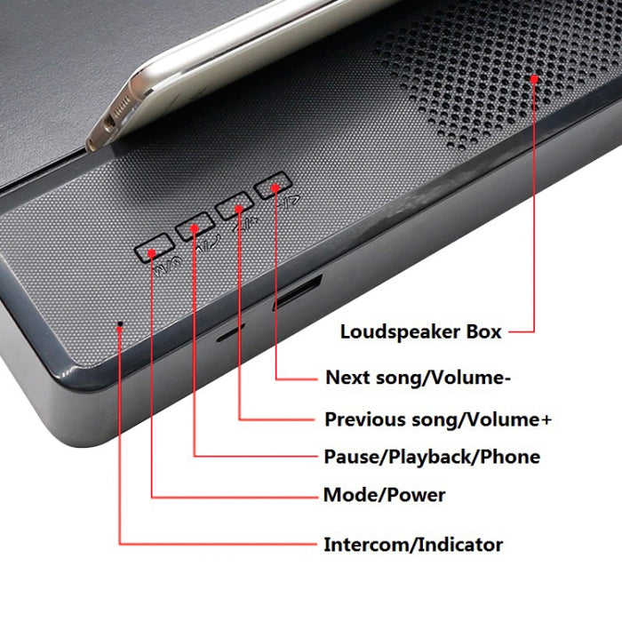 Lupa de pantalla de teléfono 3D pantalla HD Smartphone película Video lupa portátil plegable pantalla ampliada expansor soporte de escritorio, 12 inch