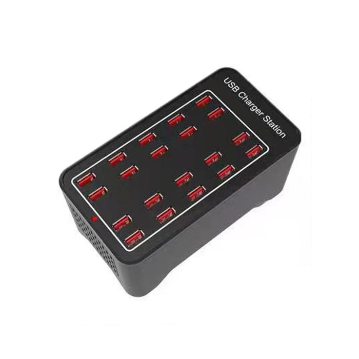 100W 20 puertos USB Estación de carga rápida Cargador inteligente, CA 100-240V, 100W 20 USB Ports EU Plug, 100W 20 USB Ports US Plug, 100W 20 USB Ports AU Plug, 100W 20 USB Ports UK Plug
