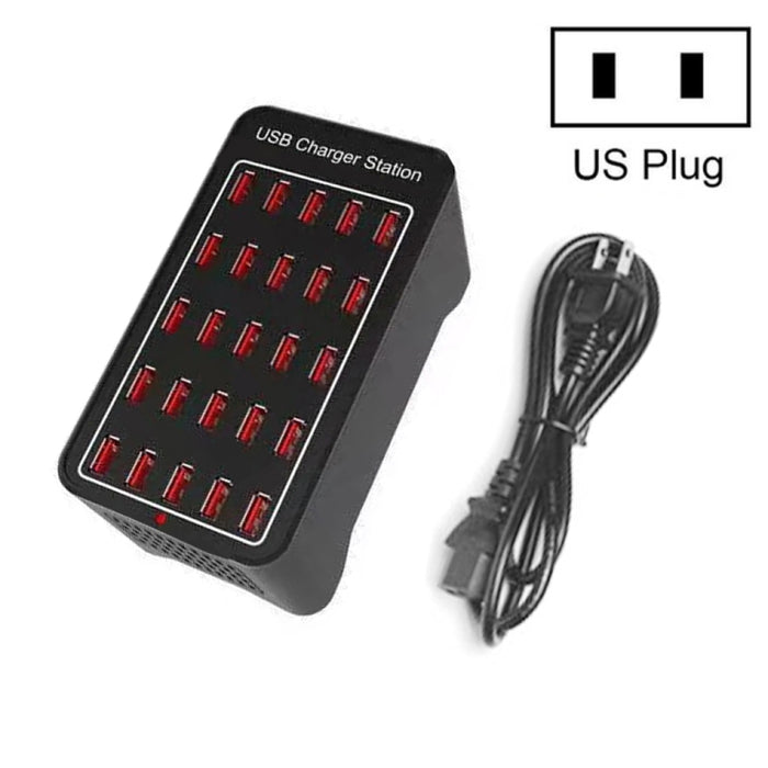 150W 25 puertos USB Estación de carga rápida Cargador inteligente, CA 110-240V, 150W 25 USB Ports EU Plug, 150W 25 USB Ports US Plug, 150W 25 USB Ports AU Plug, 150W 25 USB Ports UK Plug