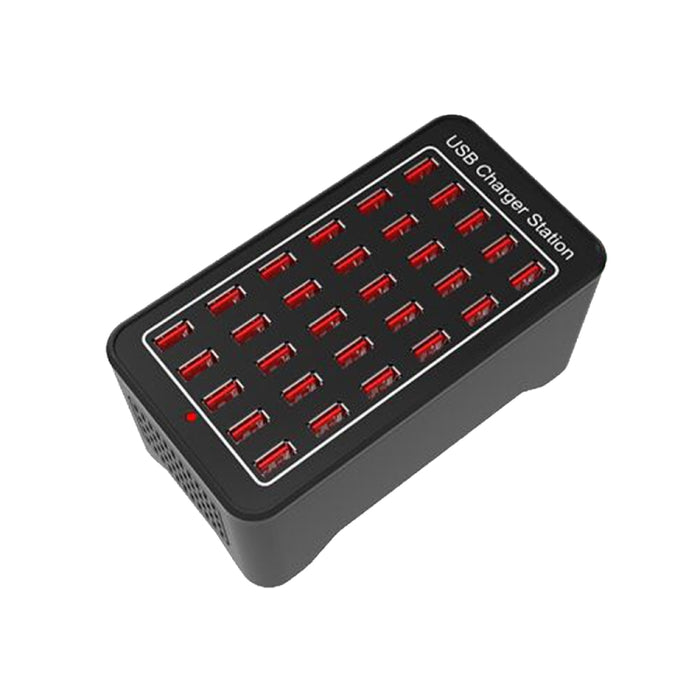 XLD-A7 150W 30 puertos USB Estación de carga rápida Cargador inteligente, CA 110-240V, 150W 30 USB Ports EU Plug, 150W 30 USB Ports US Plug, 150W 30 USB Ports AU Plug, 150W 30 USB Ports UK Plug