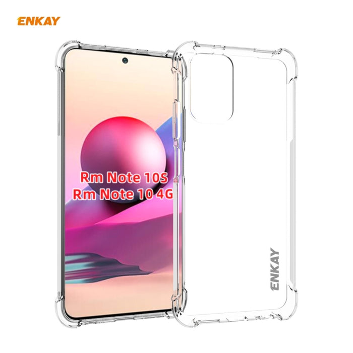 Hat-Prince ENKAY Clear TPU Soft Antideslizante Funda a prueba de golpes, For Huawei P50, For Samsung Galaxy M62, For Huawei P50 Pro, For Samsung Galaxy Xcover 5, For Xiaomi Mi 10s, For Xiaomi Mi 11 Ultra, For Redmi K40 / K40 Pro / K40 Pro+             ...