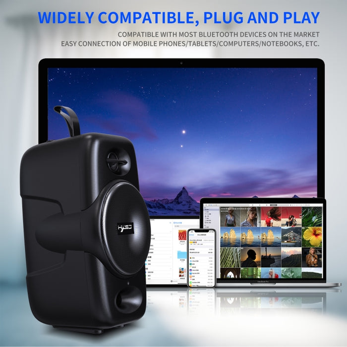 Altavoz Bluetooth cilíndrico portátil BT08, compatible con tarjeta TF/FM/disco AUX/U de 3,5 mm