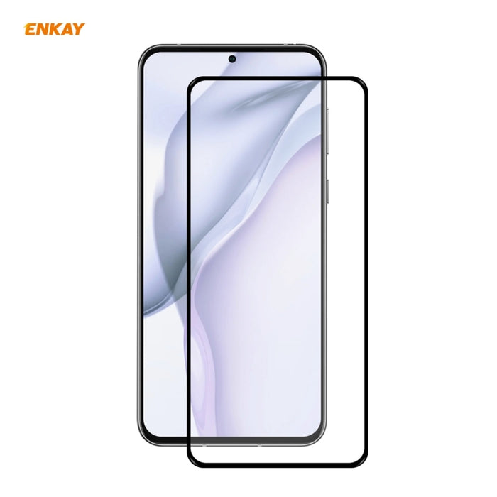 Hat-Prince ENKAY Clear TPU Estuche a prueba de golpes Funda antideslizante suave + 0.26mm 9H 2.5D Pegamento completo Cobertura completa Película protectora de vidrio templado, For Huawei P50, For Redmi K40 / K40 Pro / K40 Pro+                          ...