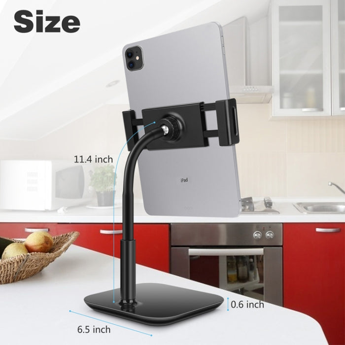 NS-06A Soporte para teléfono celular, rotación de 360 grados, material de aleación de aluminio, soporte para teléfono para escritorio, compatible con todos los teléfonos móviles, iPhone, iPad, etc.