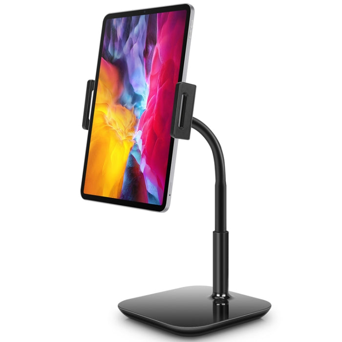 NS-06A Soporte para teléfono celular, rotación de 360 grados, material de aleación de aluminio, soporte para teléfono para escritorio, compatible con todos los teléfonos móviles, iPhone, iPad, etc.