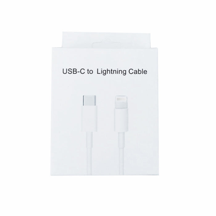 XJ-61 12W USB-C / Type-C a cable de carga rápida PD de 8 pines, 1m, 1.5m, 2m