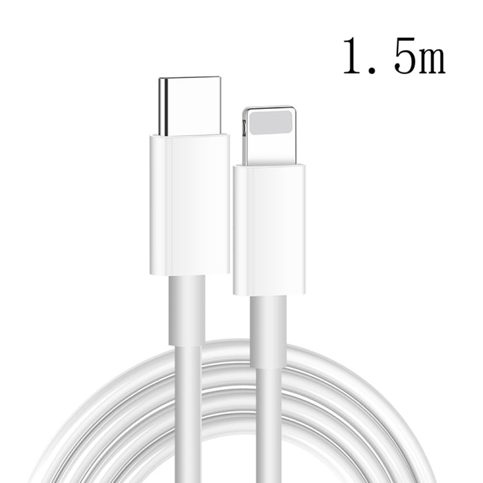 XJ-61 12W USB-C / Type-C a cable de carga rápida PD de 8 pines, 1m, 1.5m, 2m