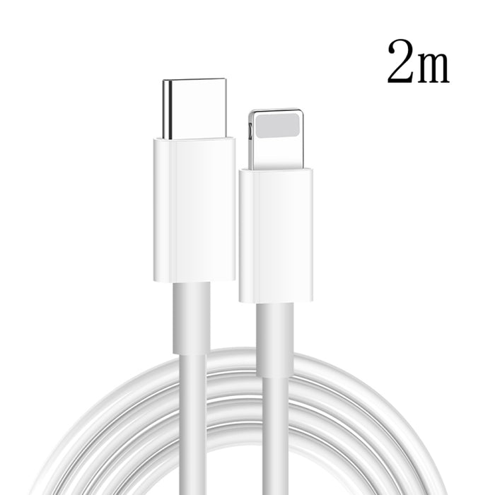 XJ-61 12W USB-C / Type-C a cable de carga rápida PD de 8 pines, 1m, 1.5m, 2m