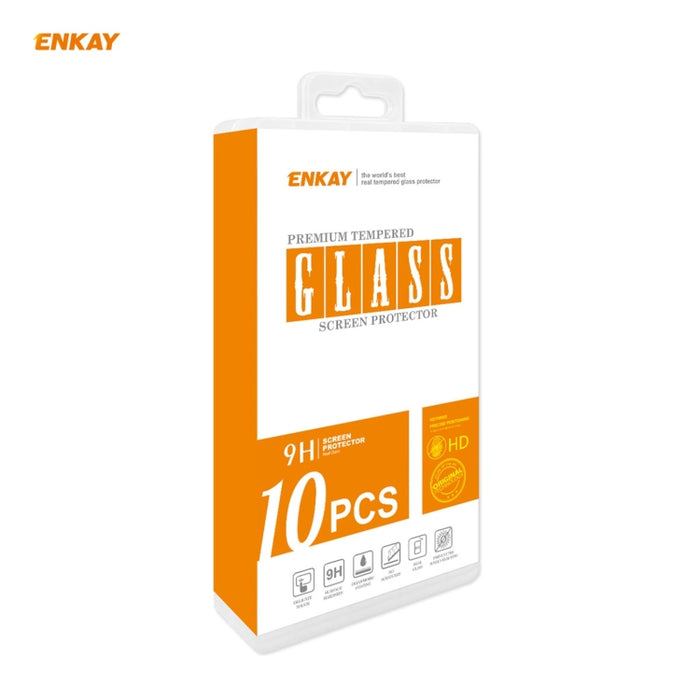 10 PCS ENKAY Hat-Prince 0.26mm 9H 2.5D Película de vidrio templado de borde curvo, For Xiaomi Poco F3, For Xiaomi 11X / 11X Pro / 11i
