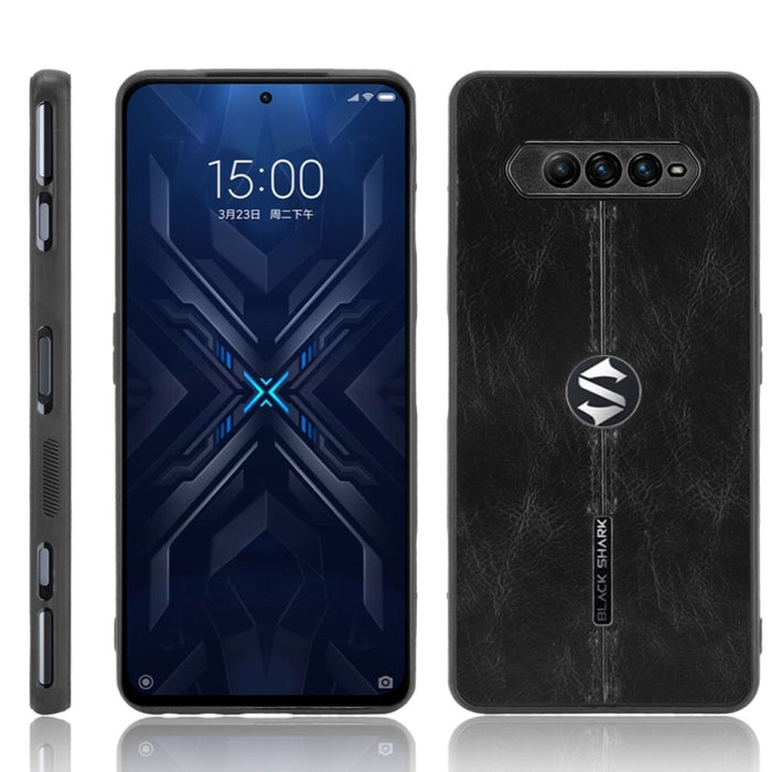 Para Xiaomi Black Shark 4 / Black Shark 4 Pro Patrón de vaca de costura a prueba de golpes Piel PC + PU + TPU Funda, For Xiaomi Black Shark 4