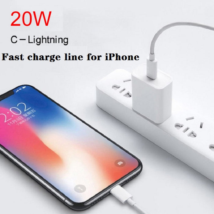 Adaptador de corriente de cargador rápido de viaje XJ-20W PD 20W PD 3.0, enchufe AU