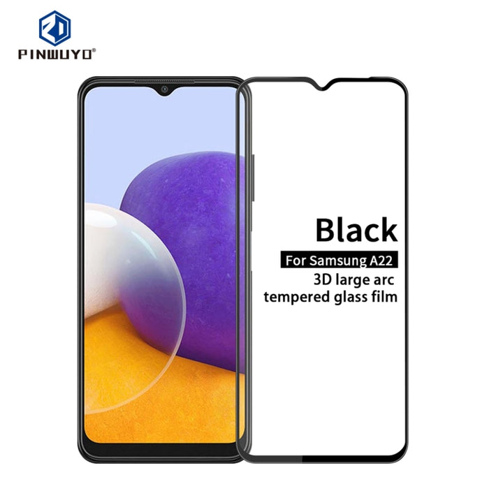 PINWUYO 9H 3D Película de vidrio templado a prueba de explosiones de pantalla completa curvada, For Xiaomi Mi 11 Lite, For Samsung Galaxy A22 5G, For Samsung Galaxy S21 FE