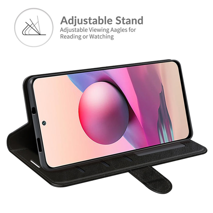 Para Xiaomi Redmi Note 10S R64 Texture Single Horizontal Flip Funda protectora con soporte y ranuras para tarjetas y billetera y marco de fotos, For Xiaomi Redmi Note 10S