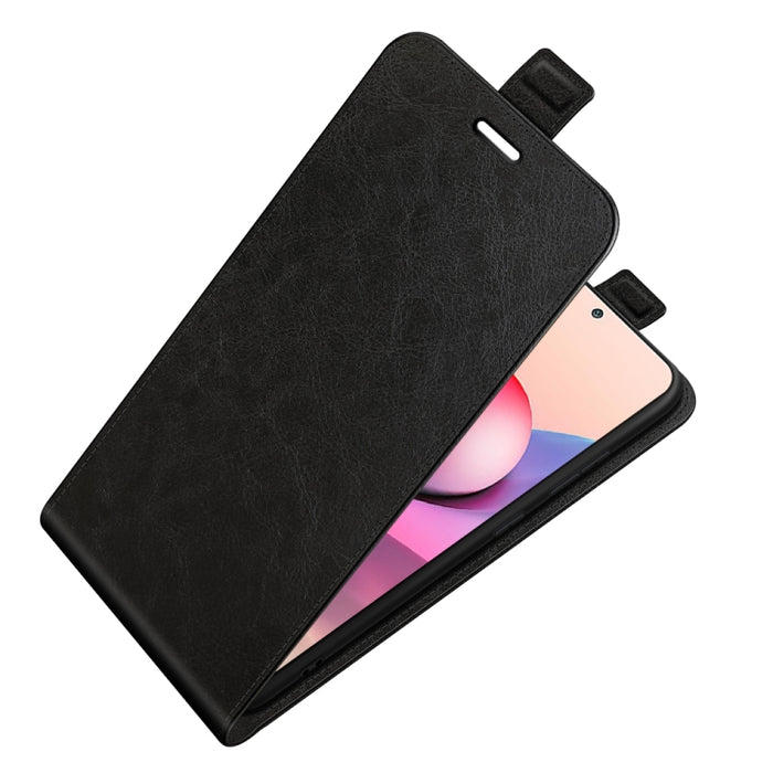 Para Xiaomi Redmi Note 10S R64 Funda protectora de cuero con tapa vertical individual con textura con ranuras para tarjetas y marco de fotos, For Xiaomi Redmi Note 10S