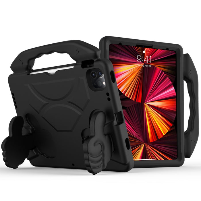 Material de EVA para niños, cubierta protectora plana anticaída, carcasa protectora con soporte para pulgar, For iPad Pro 11 (2021)