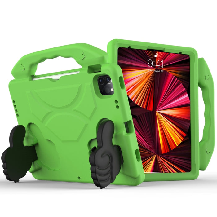 Material de EVA para niños, cubierta protectora plana anticaída, carcasa protectora con soporte para pulgar, For iPad Pro 11 (2021)