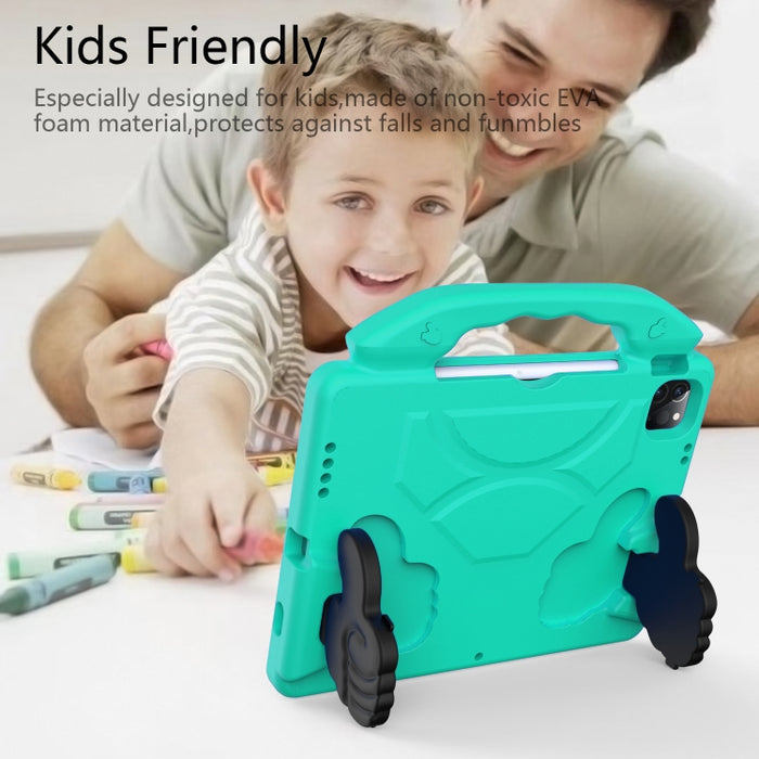 Material de EVA para niños, cubierta protectora plana anticaída, carcasa protectora con soporte para pulgar, For iPad Pro 11 (2021)