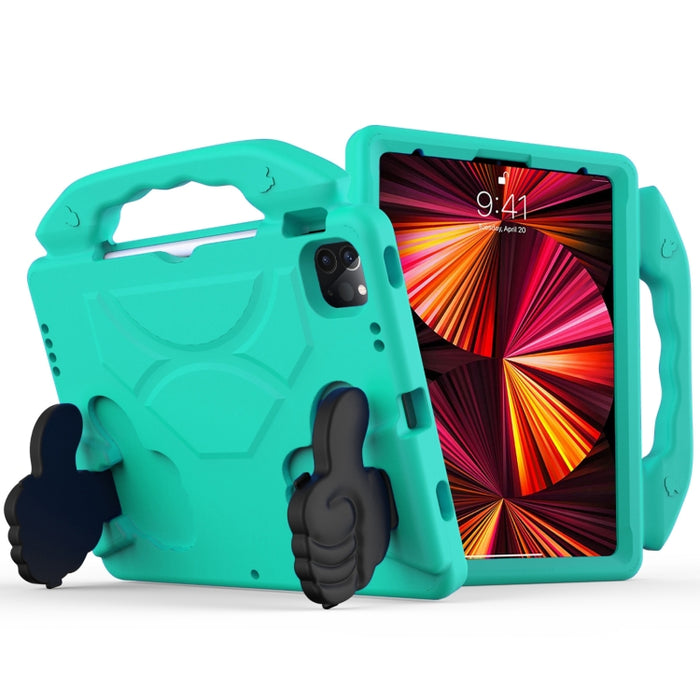 Material de EVA para niños, cubierta protectora plana anticaída, carcasa protectora con soporte para pulgar, For iPad Pro 11 (2021)