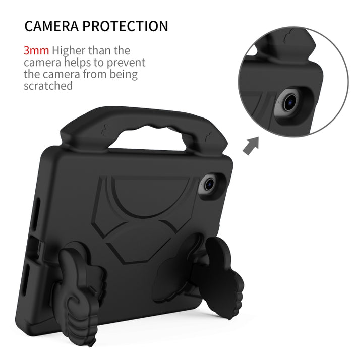 Material de EVA para niños, cubierta protectora plana anticaída, carcasa protectora con soporte para pulgar, For iPad mini 6 / mini 20246, For iPad mini 6 / mini 2024
