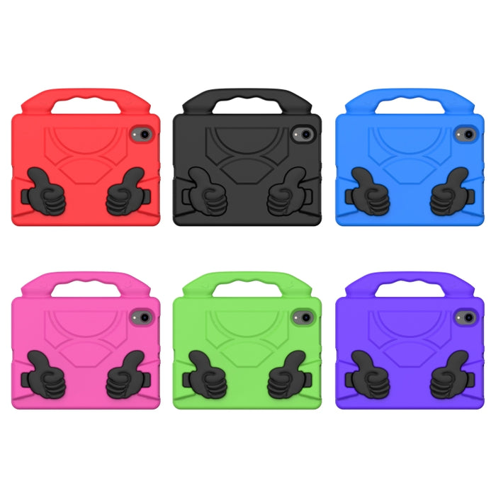 Material de EVA para niños, cubierta protectora plana anticaída, carcasa protectora con soporte para pulgar, For iPad mini 6 / mini 20246, For iPad mini 6 / mini 2024