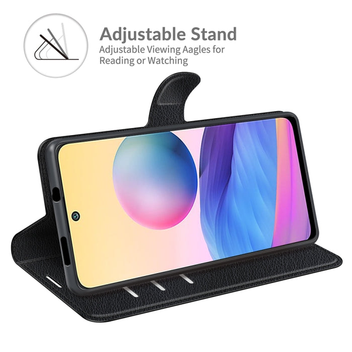Para Xiaomi Redmi Note 10 5G Litchi Texture Funda protectora con tapa horizontal con soporte y ranuras para tarjetas y billetera, For Xiaomi Redmi Note 10 5G