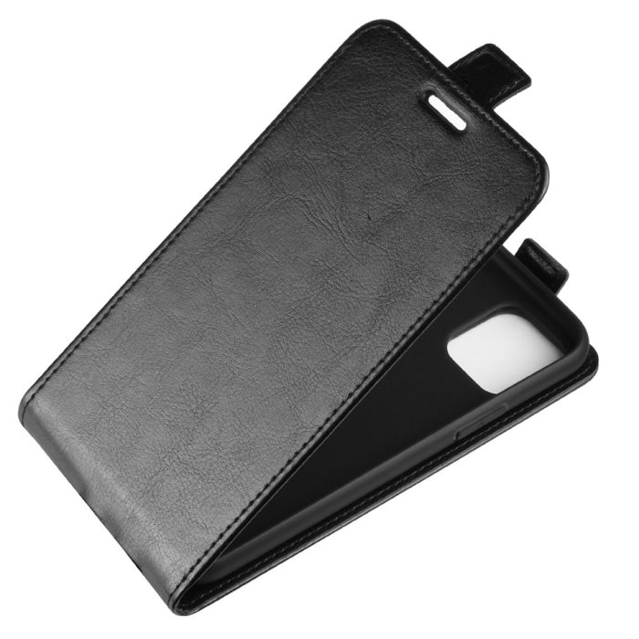 Estuche protector de cuero con tapa vertical Crazy Horse para iPhone 6 / 5 (2019)
