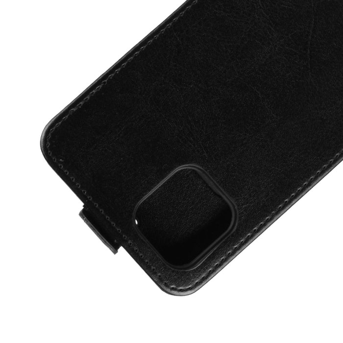 Estuche protector de cuero con tapa vertical Crazy Horse para iPhone 6 / 5 (2019)