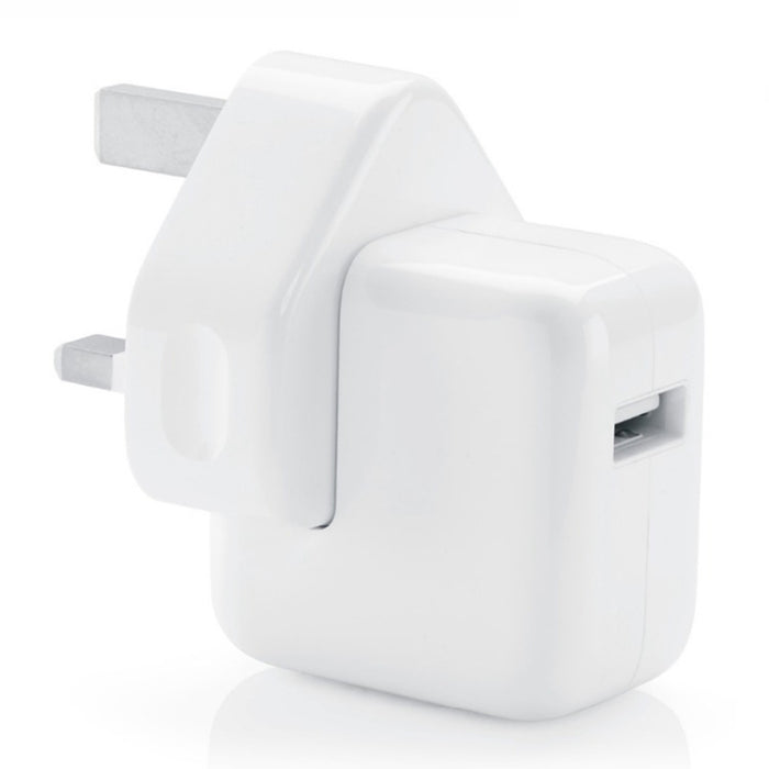 Cargador USB de 12 W + cable de datos USB a 8 pines para iPad / iPhone / iPod Series, enchufe británico