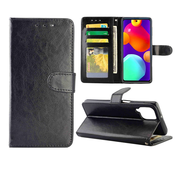Estuche protector con tapa horizontal de cuero con textura de caballo loco con soporte y ranuras para tarjetas y billetera y marco de fotos, For Xiaomi Redmi Note10 Pro, For Xiaomi Redmi Note10 4G, For OPPO A54 4G, For OPPO F19 Pro / A94 4G / Reno F   ...