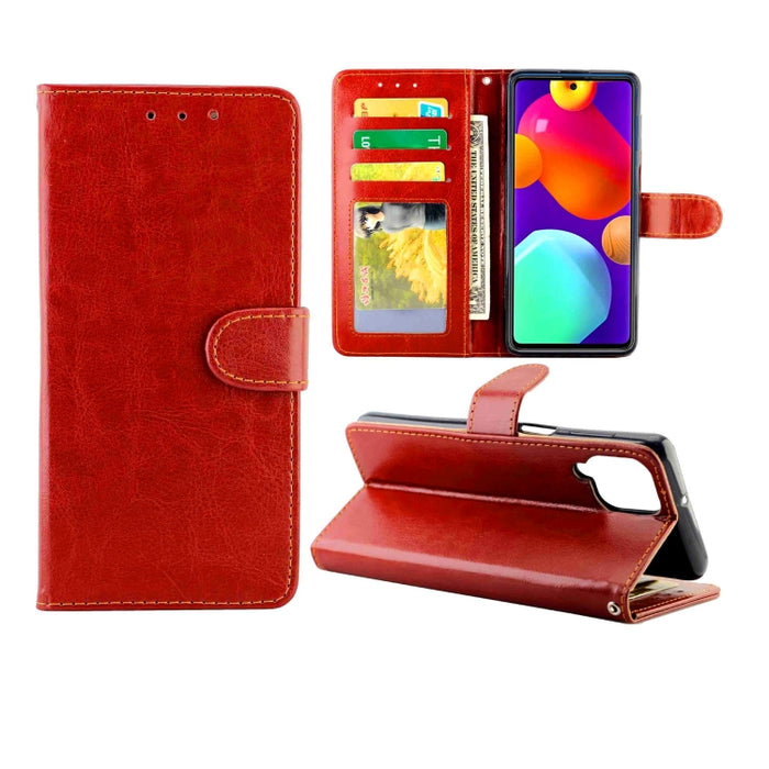 Estuche protector con tapa horizontal de cuero con textura de caballo loco con soporte y ranuras para tarjetas y billetera y marco de fotos, For Xiaomi Redmi Note10 Pro, For Xiaomi Redmi Note10 4G, For OPPO A54 4G, For OPPO F19 Pro / A94 4G / Reno F   ...