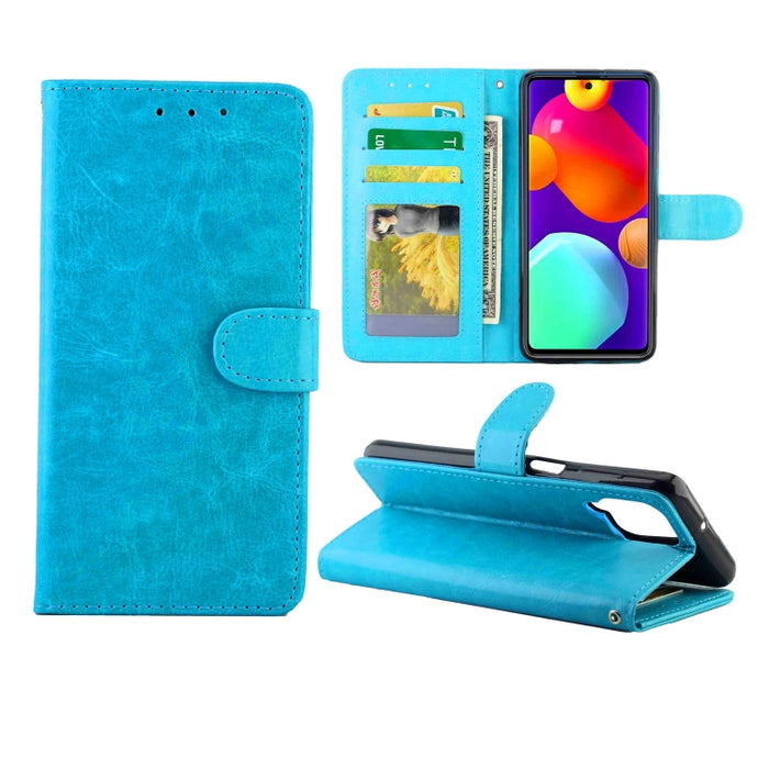 Estuche protector con tapa horizontal de cuero con textura de caballo loco con soporte y ranuras para tarjetas y billetera y marco de fotos, For Xiaomi Redmi Note10 Pro, For Xiaomi Redmi Note10 4G, For OPPO A54 4G, For OPPO F19 Pro / A94 4G / Reno F   ...