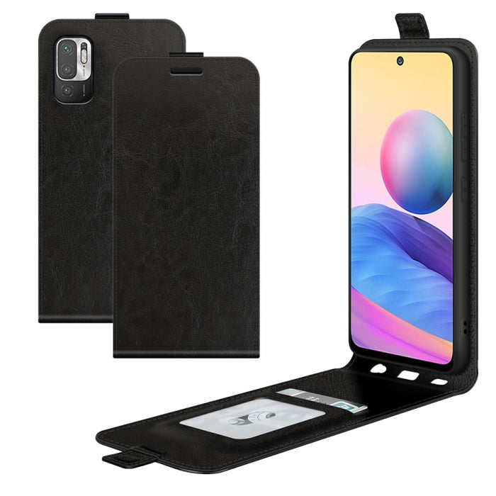 Para Xiaomi Redmi Note 10 5G R64 Textura Funda protectora de cuero con tapa vertical única con ranuras para tarjetas y marco de fotos, For Xiaomi Redmi Note 10 5G